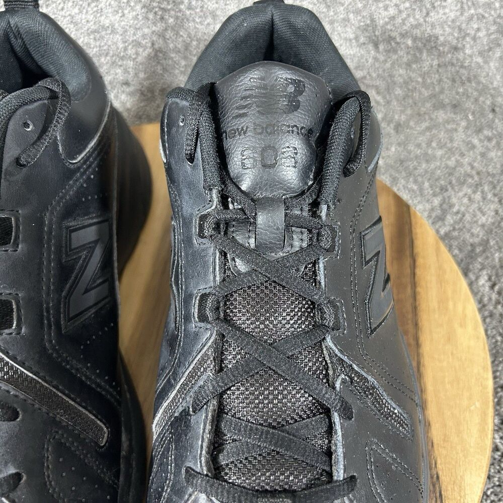 New Balance 608 V5 MX608AB5 Mens Size 12.5 4E Black Leather Walking Shoes Used - Picture 4 of 13